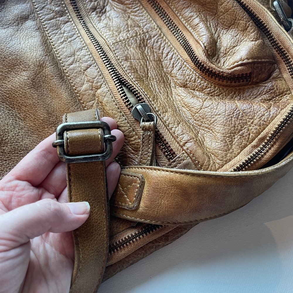Free People Tan Leather Backpack - Picture 4 of 8